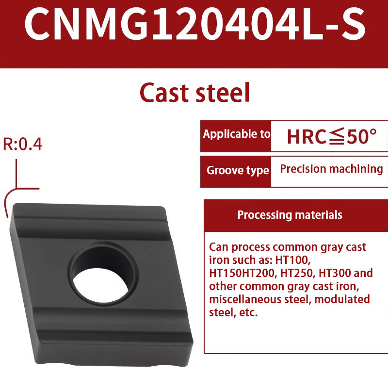 116-CNMG120404 turning blade 120408 steel stainless steel aluminum diamond outer circle alloy blade Shandong Denso Pricision Tools Co.,Ltd.